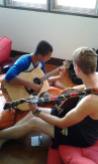 Several times a week a gave guitar lessons to the boys at the Urban Light Youth Center.